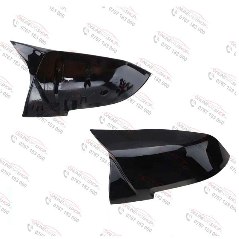 Capace oglinda negru lucios BMW F20,F22,F30,F34,F32,E84 Batman M Style